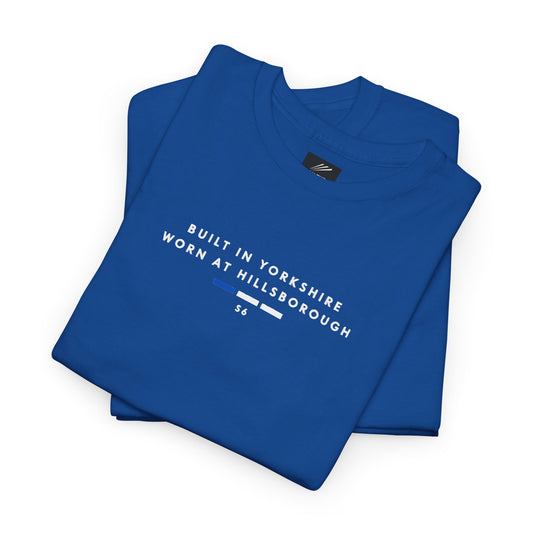 Sheffield Wednesday Matchday Standard S6 Stacked Edition terrace t-shirt in navy - On The Terrace casual wear