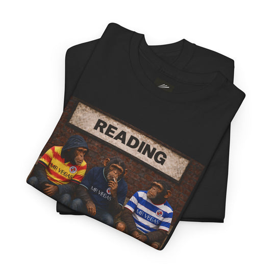 Reading FC Station Bench Trio terrace t-shirt in black - On The Terrace casual wear