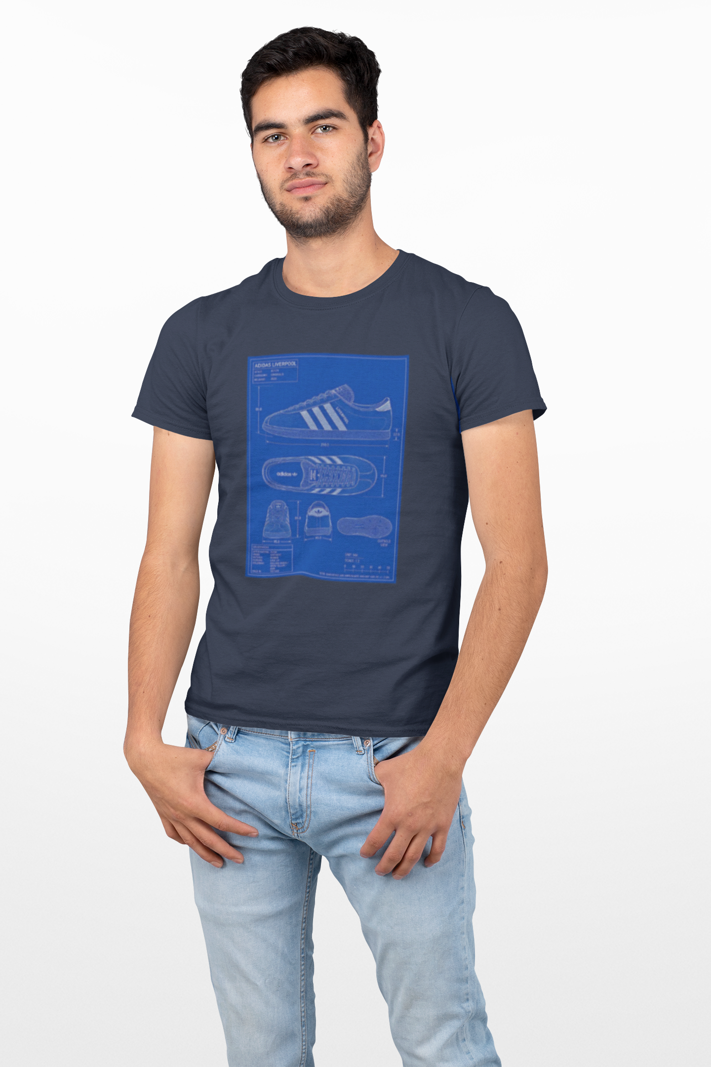 Adidas Liverpool Technical Blueprint T-Shirt | On The Terrace Exclusive - On The Terrace