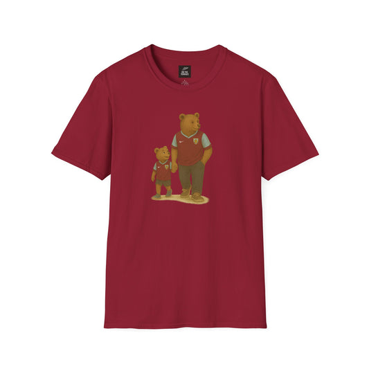 Burnley Father & Son Bears T-Shirt - A Must-Have Burnley Tee for Fans - On The Terrace