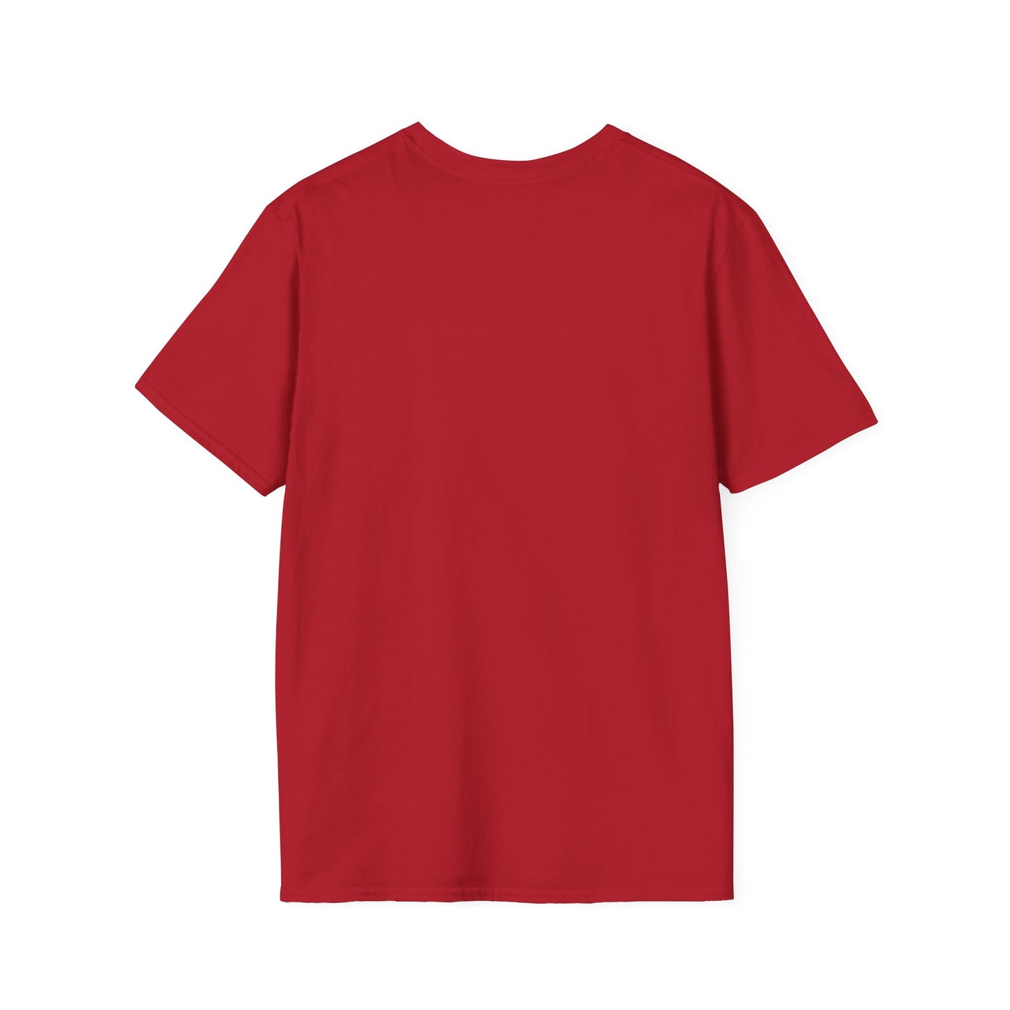 Red t-shirt on a white background