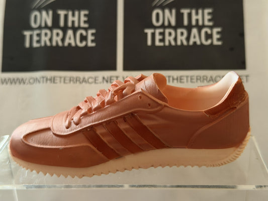 Opposite side of copper Achille SPZL Liam Gallagher inspired miniature trainer