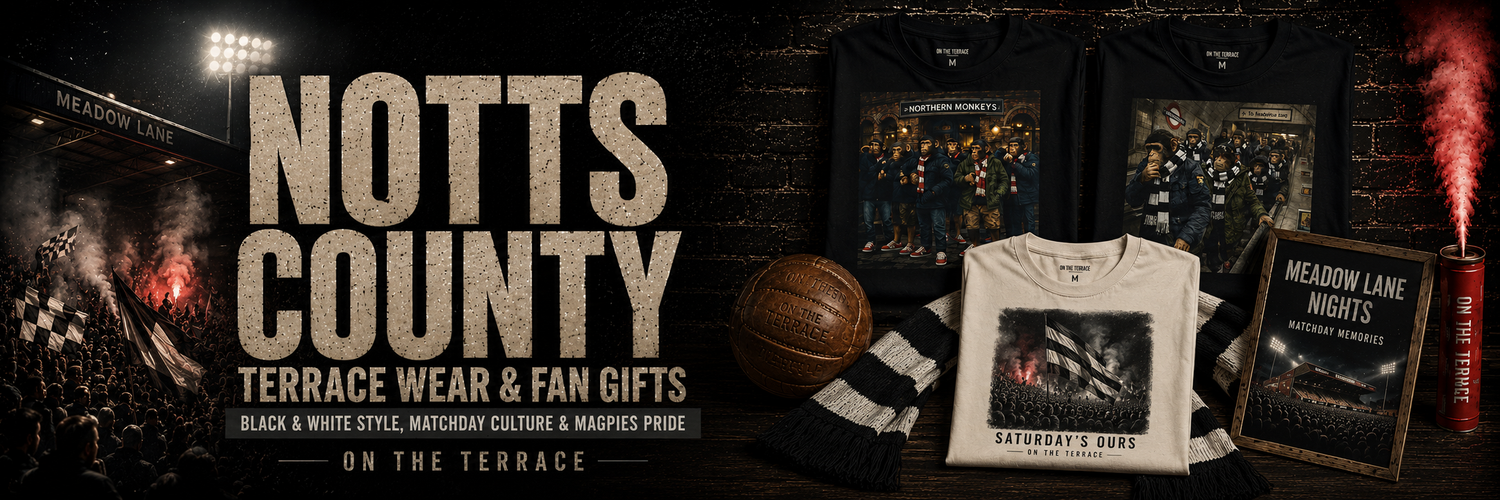 Notts County T-Shirts, Terrace Wear & NCFC Fan Gifts - On The Terrace