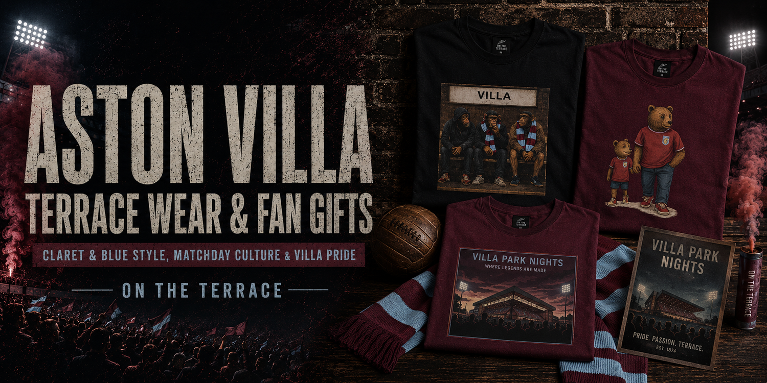 Aston Villa fan T-shirt by on the terrace
