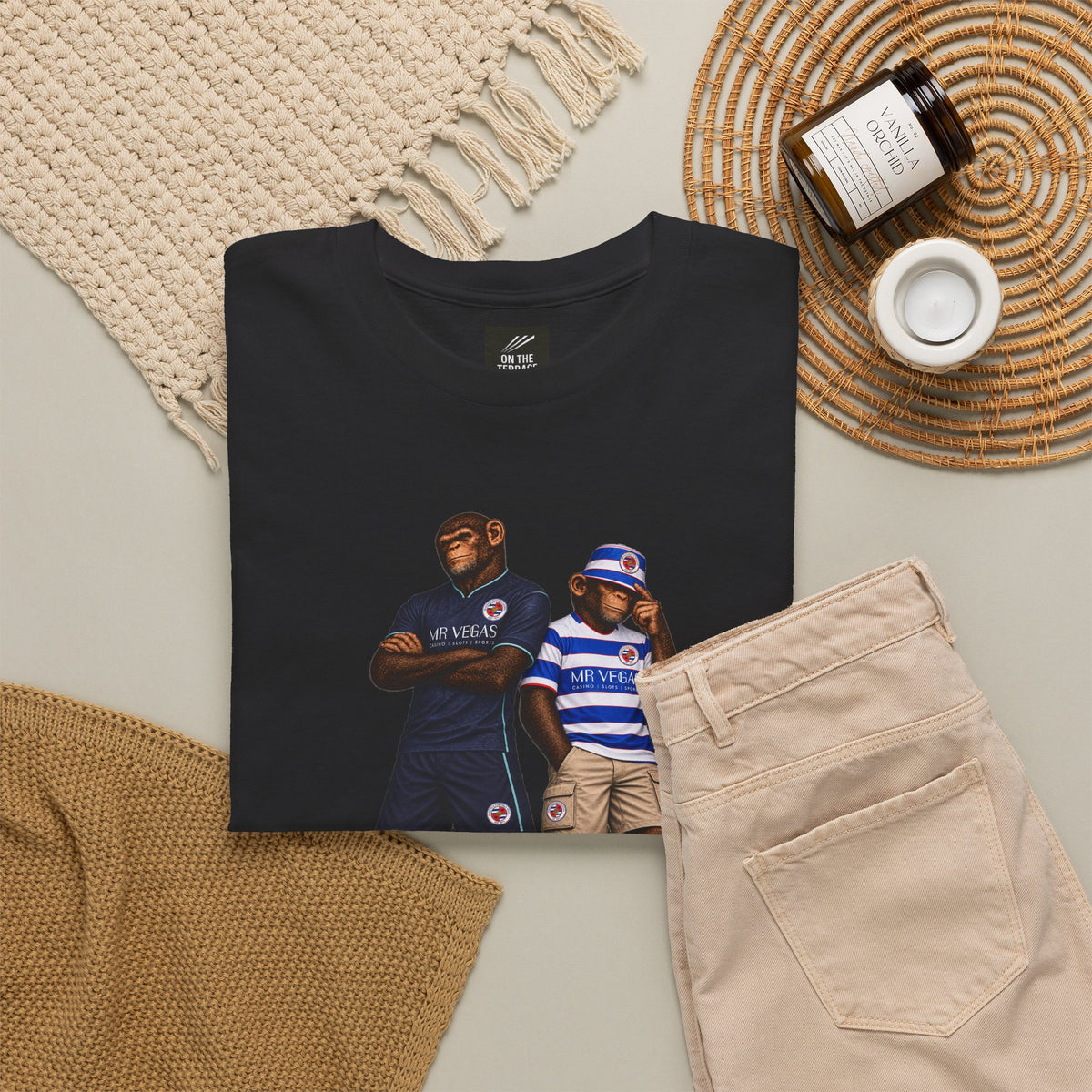 Reading FC Mr Vegas Era Duo terrace t-shirt in black - On The Terrace casual wear
