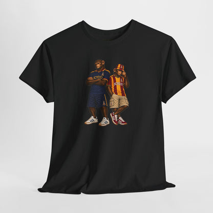 Bradford City JCT600 Era Duo terrace t-shirt in black, back view - On The Terrace casual wear
