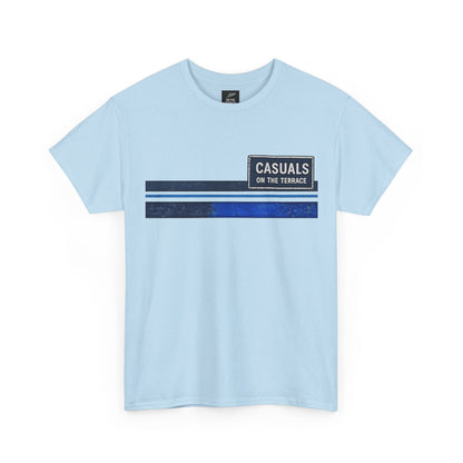 Casuals On The Terrace Heavy Cotton T-Shirt – Light Blue