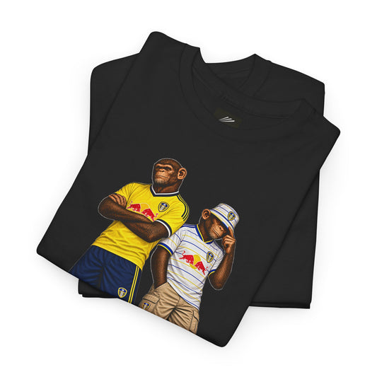 Leeds United "Red Bull Era Duo" T-Shirt – Black