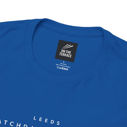 Leeds United Matchday Standard LS11 terrace t-shirt in royal blue - On The Terrace casual wear