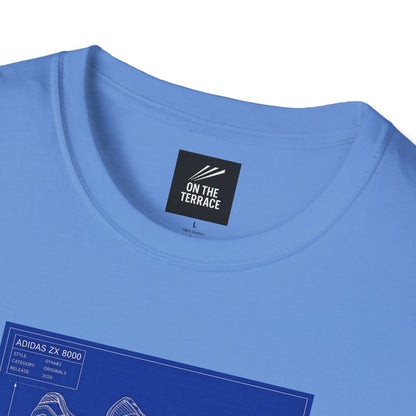 Adidas ZX 8000 Technical Blueprint T-Shirt | On The Terrace Exclusive - On The Terrace