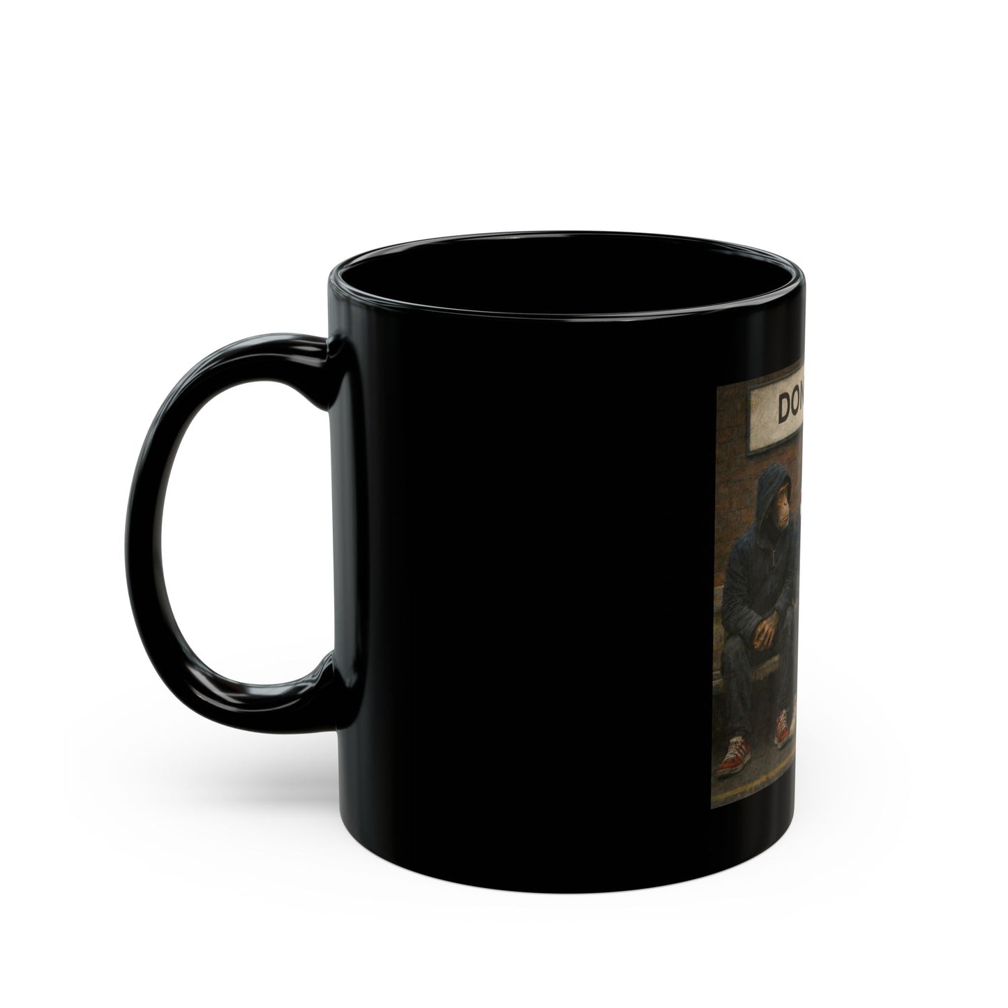 Doncaster Football Fans Black Mug — Ceramic 11oz/15oz Tea Coffee Cup