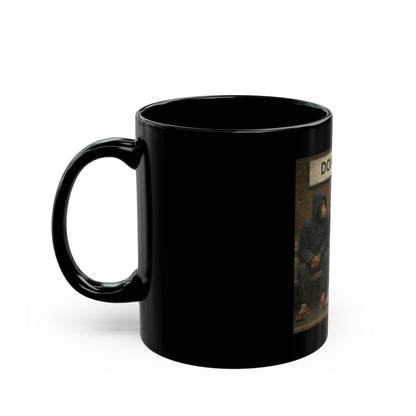 Doncaster Football Fans Black Mug — Ceramic 11oz/15oz Tea Coffee Cup