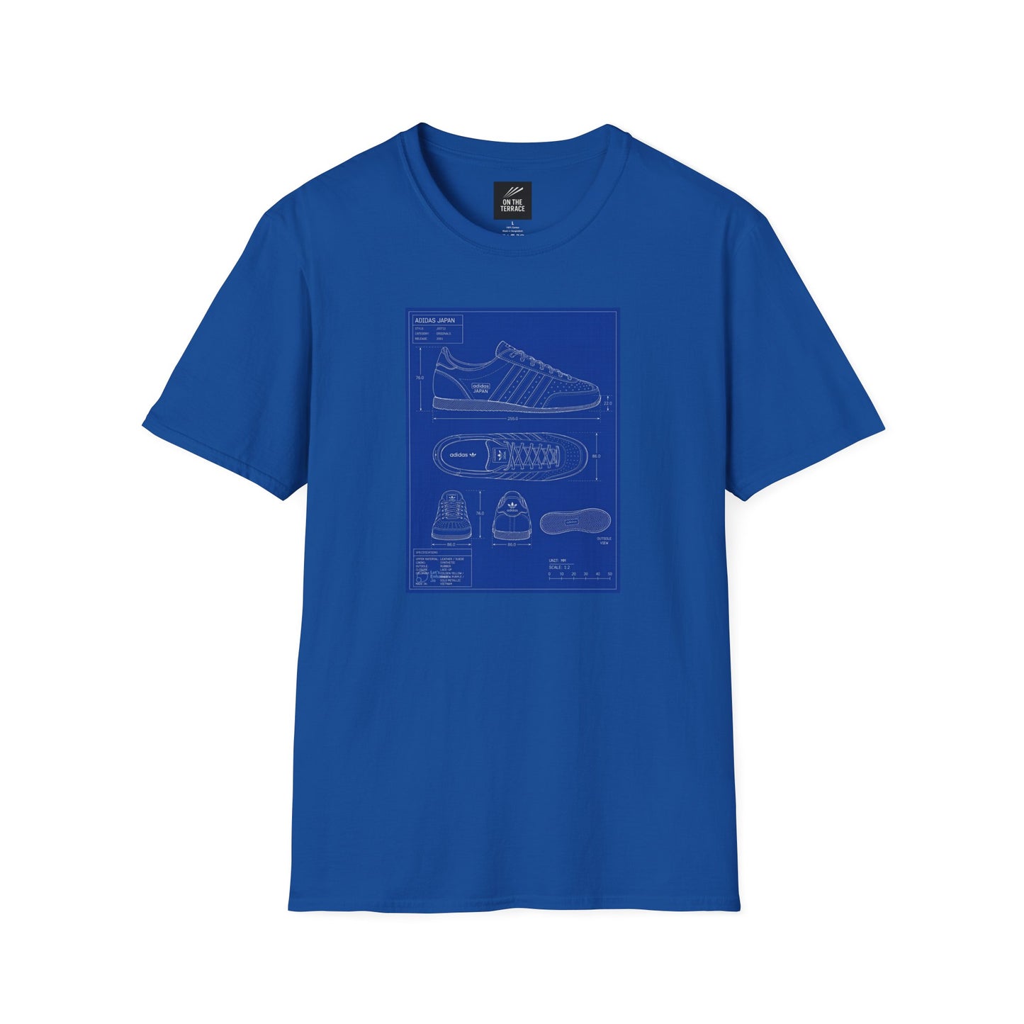 Adidas Japan Technical Blueprint T-Shirt - On The Terrace