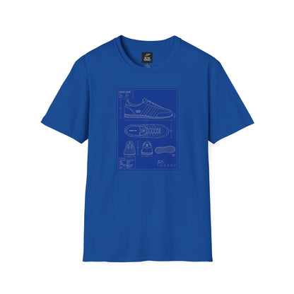 Adidas Japan Technical Blueprint T-Shirt - On The Terrace