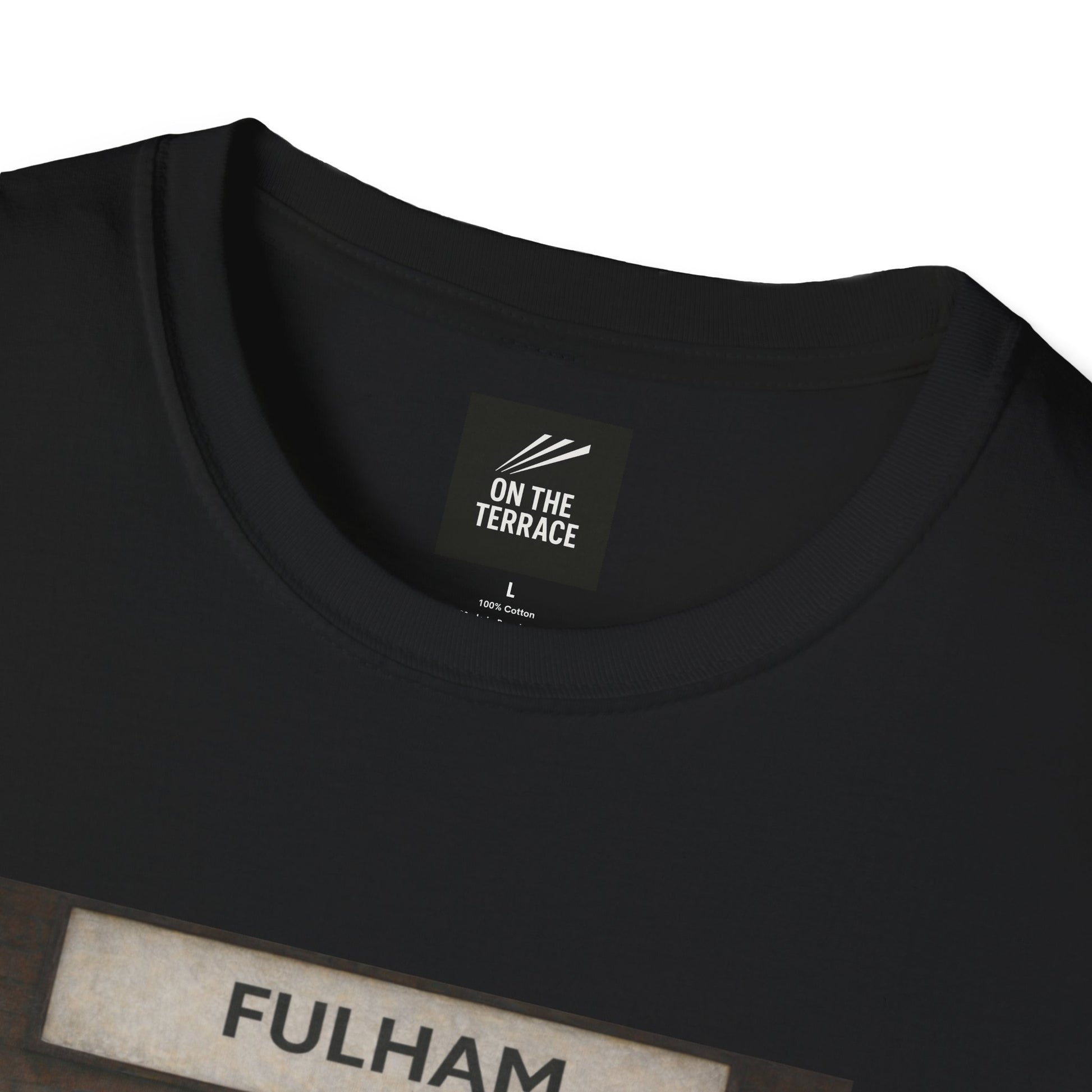 Retro Fulham Tee - Exclusive "FULHAM" Station Design for On The Terrace - On The Terrace