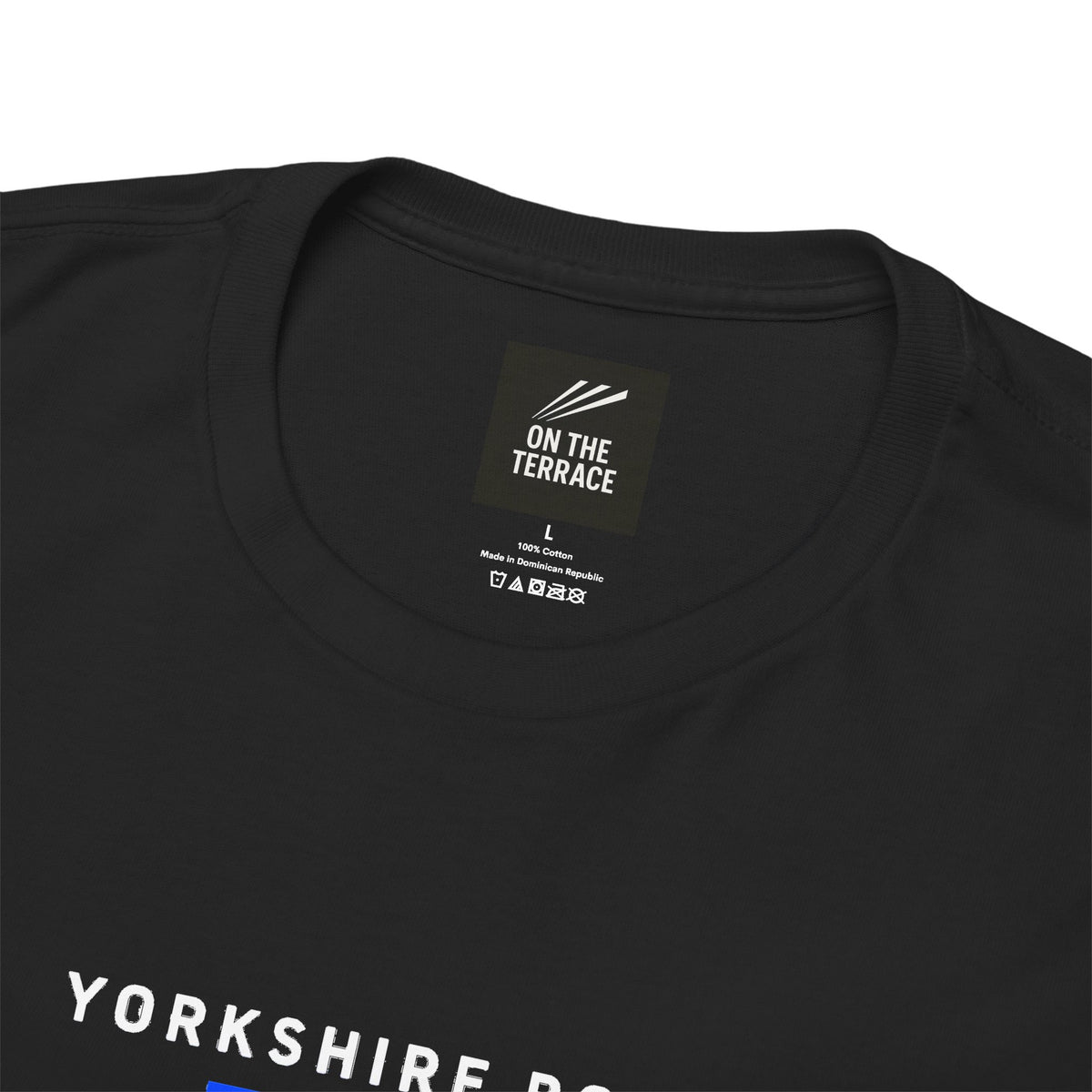 Sheffield Wednesday Yorkshire Born Wednesday Worn terrace t-shirt in black - On The Terrace casual wear