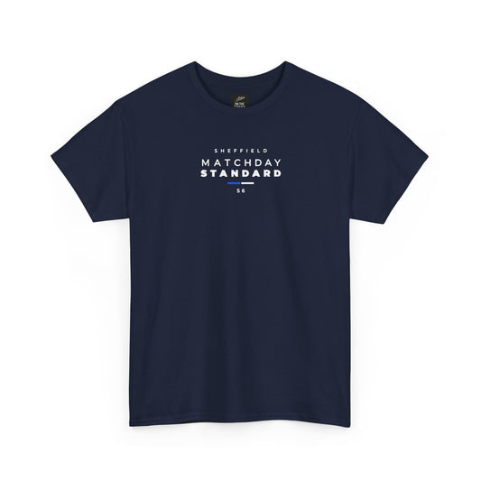Sheffield Wednesday Matchday Standard S6 terrace t-shirt in navy - On The Terrace casual wear