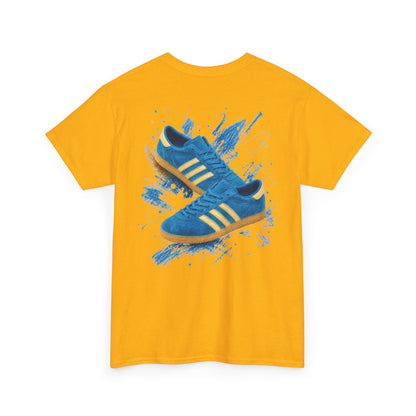 Casuals On The Terrace Heavy Cotton T-Shirt – Mustard Yellow