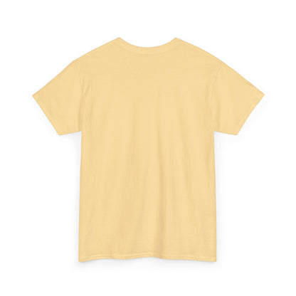Back of the pale yellow Terrace Code T-shirt, plain with no print