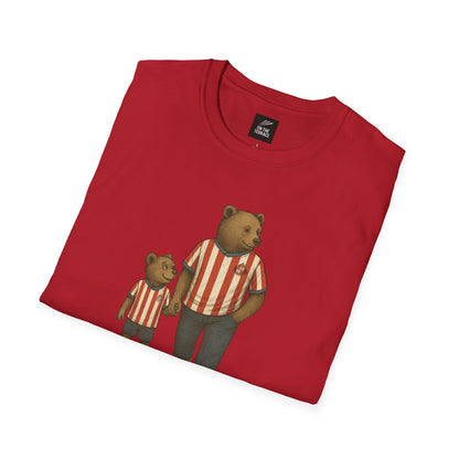 Sunderland Tee for Dads and Sons – Father & Son Bears T-Shirt - On The Terrace