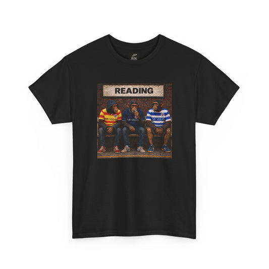 Reading FC Station Bench Trio terrace t-shirt in black - On The Terrace casual wear