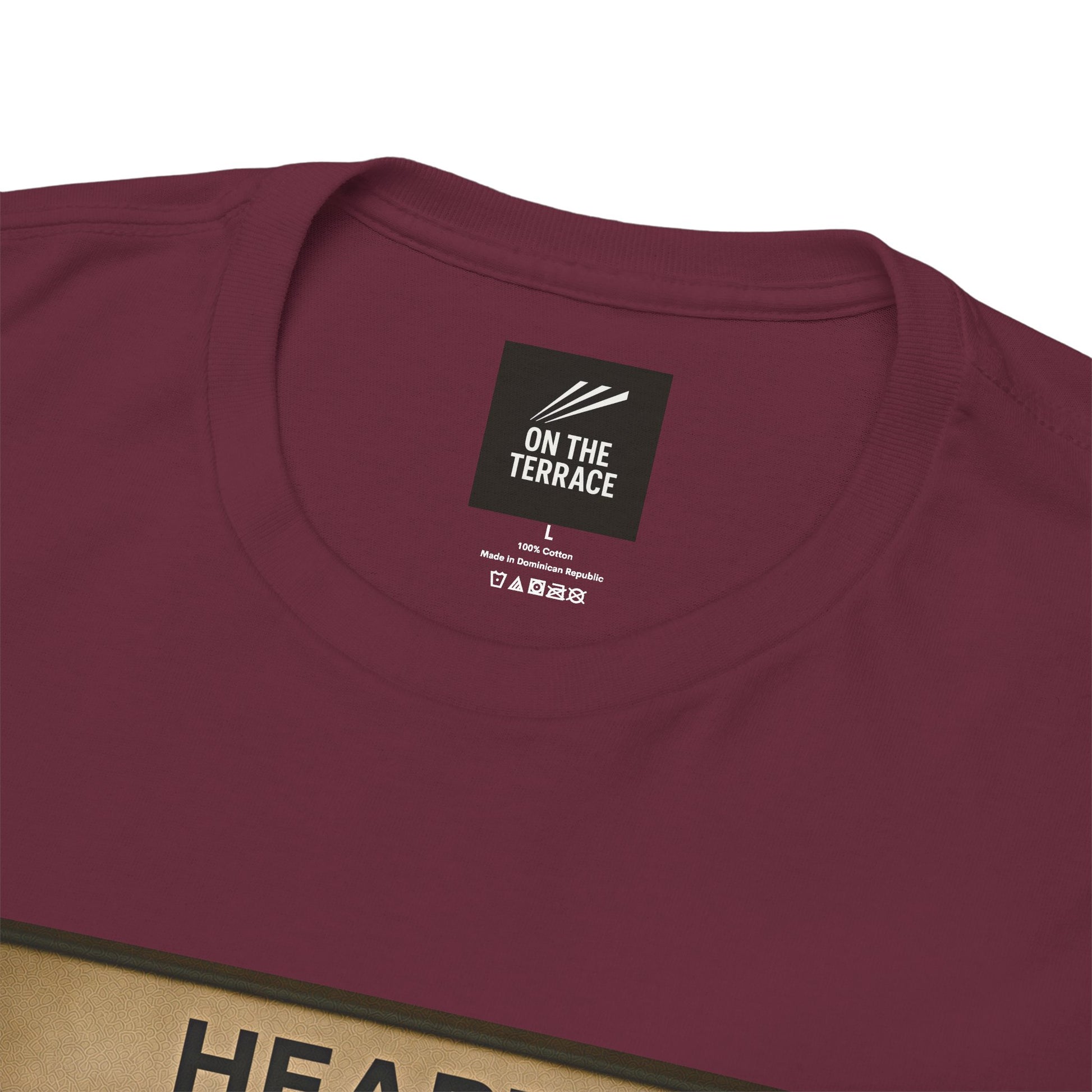 Heart of Midlothian Terrace Monkeys T-shirt in classic maroon