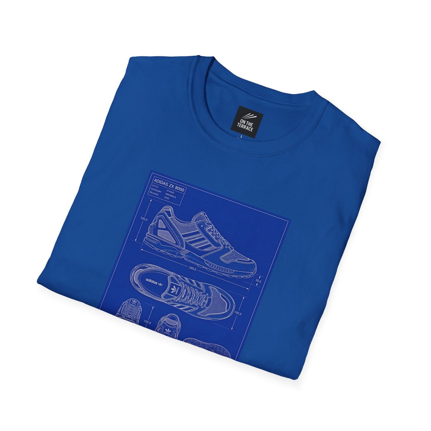Adidas ZX 8000 Technical Blueprint T-Shirt | On The Terrace Exclusive - On The Terrace