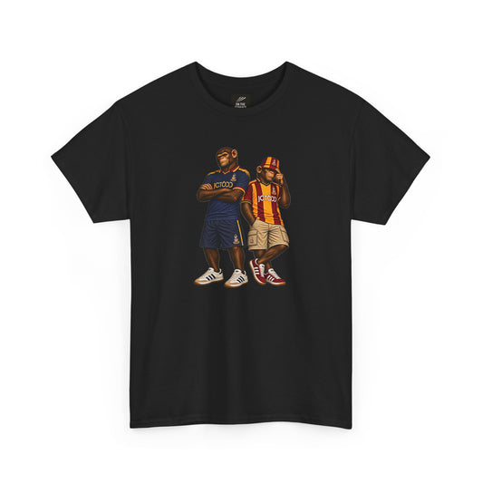 Bradford City JCT600 Era Duo terrace t-shirt in black - On The Terrace casual wear