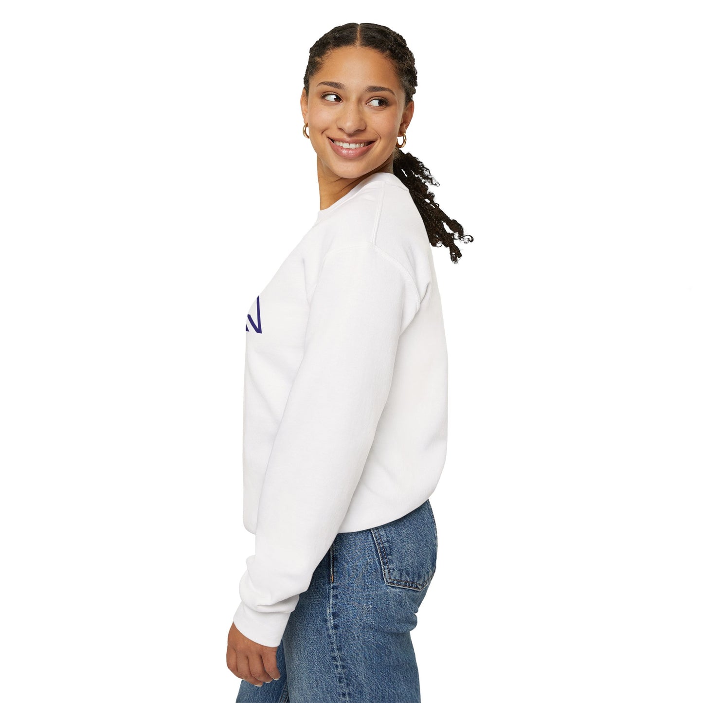 Owl Outline Crewneck Sweatshirt - On The Terrace