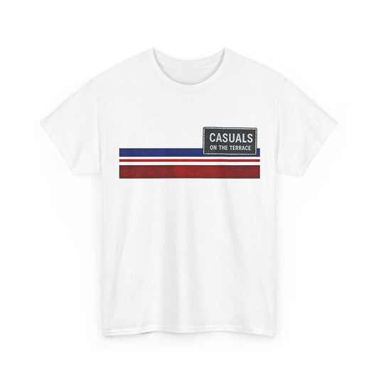 Casuals On The Terrace T-Shirt | Retro Football Casual Style Trainer Print Tee
