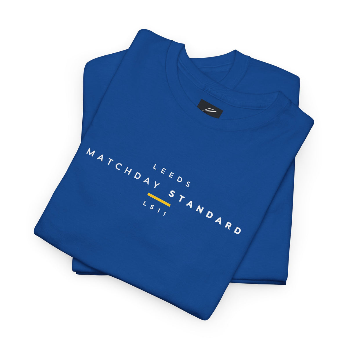 Leeds United Matchday Standard LS11 terrace t-shirt in royal blue - On The Terrace casual wear