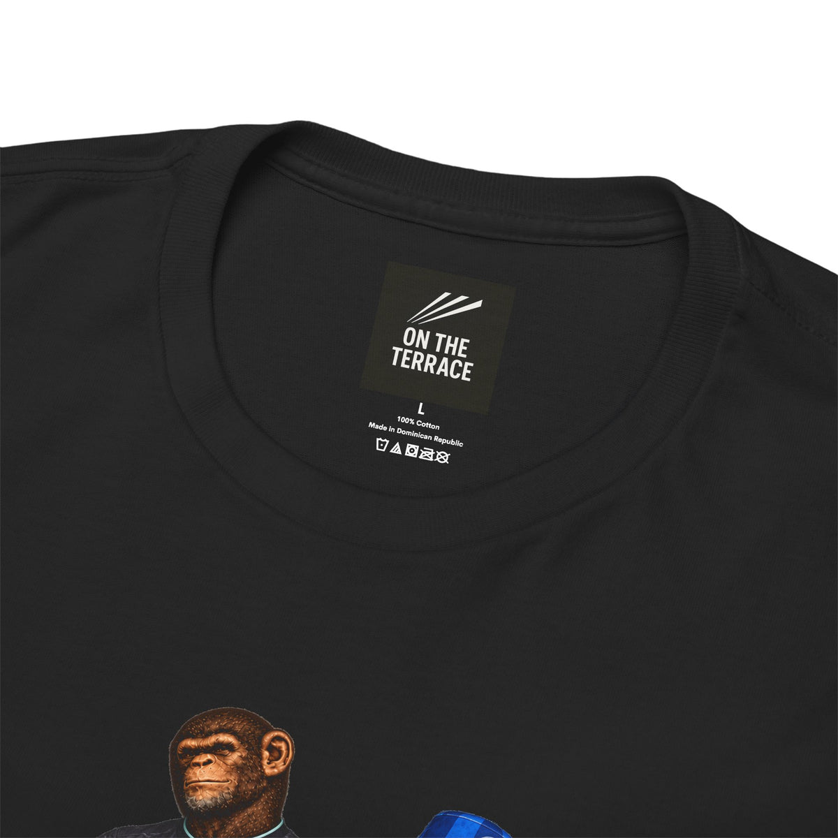Wigan Athletic Smurfit Westrock Era Duo terrace t-shirt in black - On The Terrace casual wear