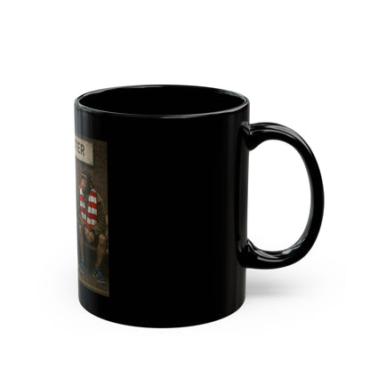 Doncaster Football Fans Black Mug — Ceramic 11oz/15oz Tea Coffee Cup