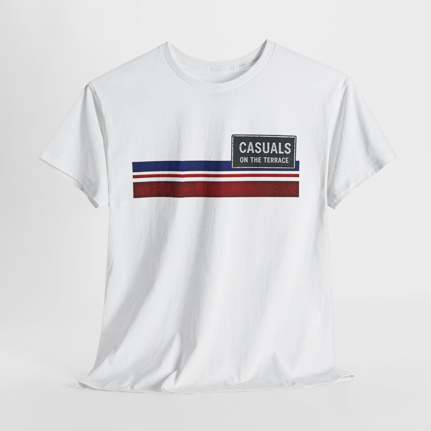 Casuals On The Terrace T-Shirt | Retro Football Casual Style Trainer Print Tee