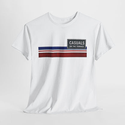 Casuals On The Terrace T-Shirt | Retro Football Casual Style Trainer Print Tee