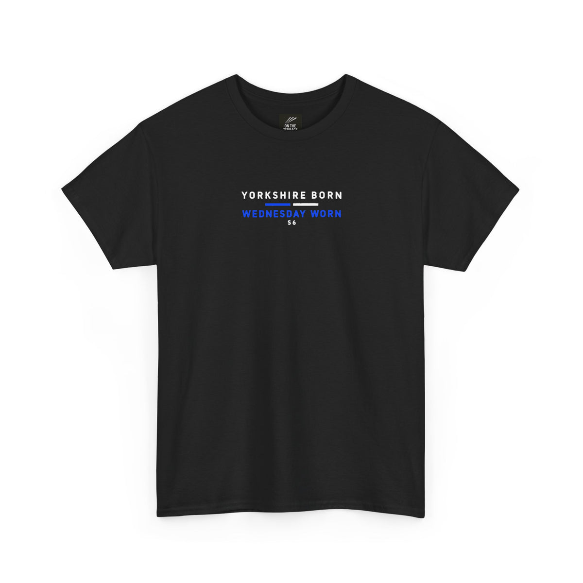 Sheffield Wednesday Yorkshire Born Wednesday Worn terrace t-shirt in black - On The Terrace casual wear