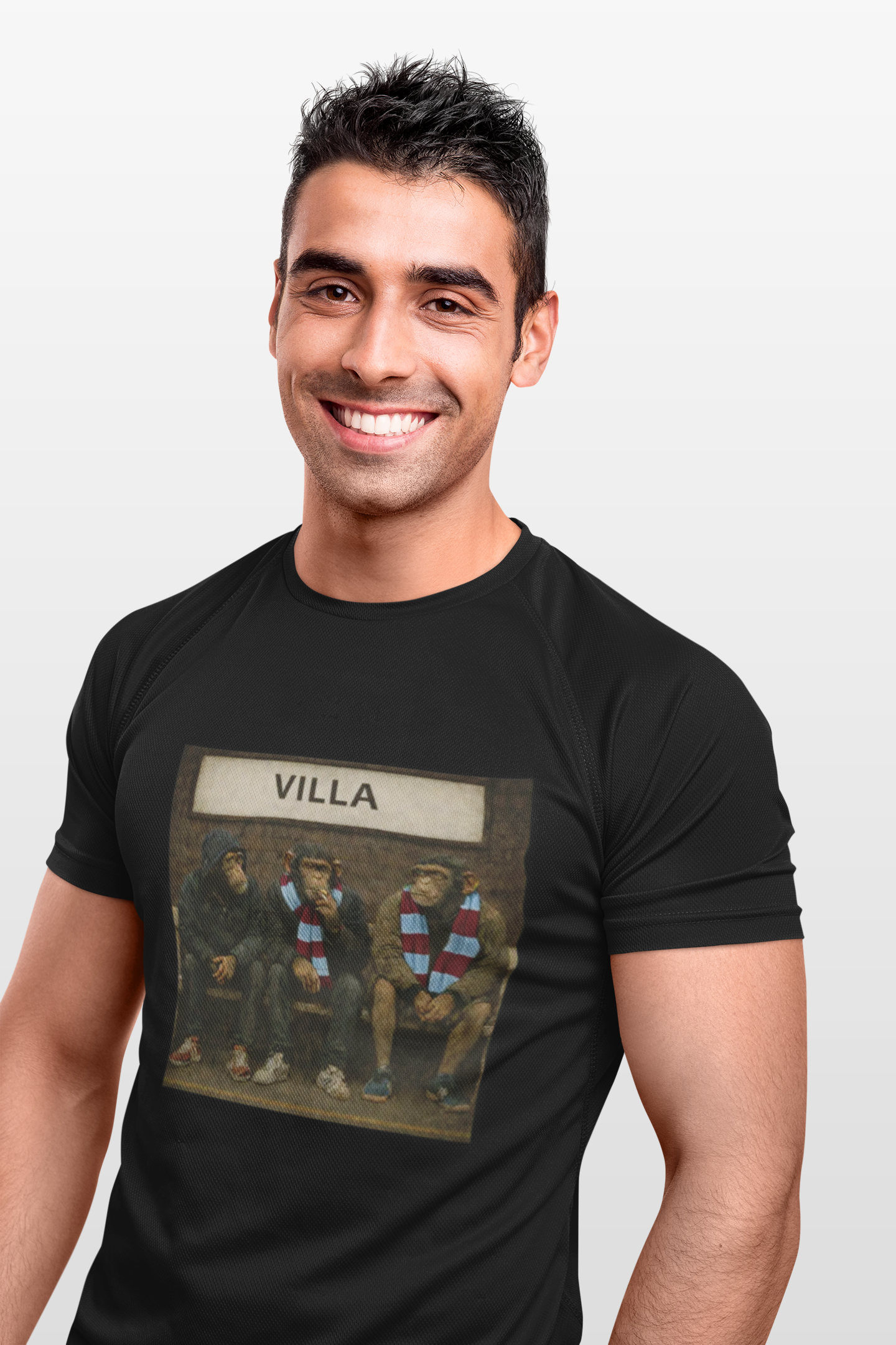 Retro Aston Villa "VILLA" Station Tee | On The Terrace Exclusive - On The Terrace