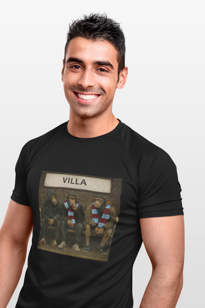Retro Aston Villa "VILLA" Station Tee | On The Terrace Exclusive - On The Terrace