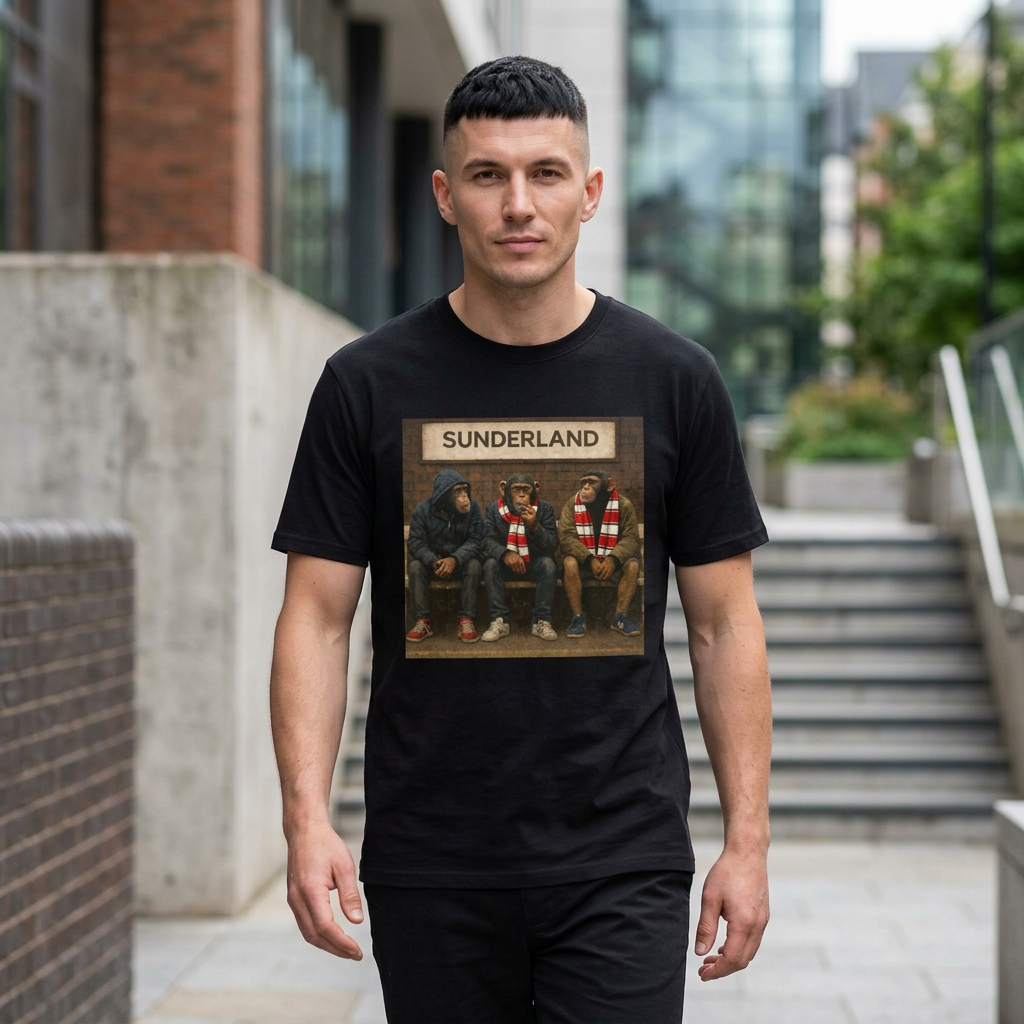 Sunderland Fans Vintage T-Shirt - On The Terrace