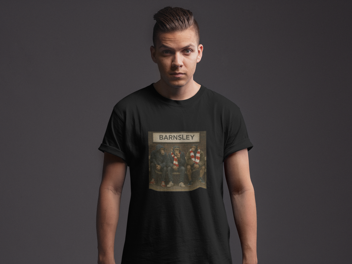 Barnsley Fans T‑Shirt — Vintage Football Supporters Tee - On The Terrace