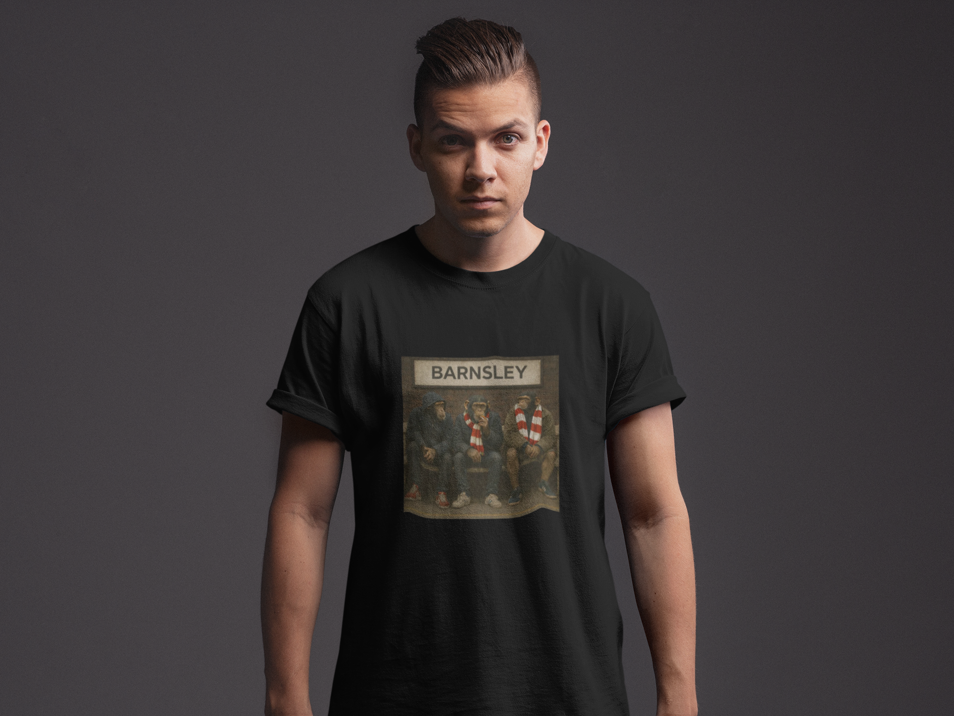 Barnsley Fans T‑Shirt — Vintage Football Supporters Tee - On The Terrace