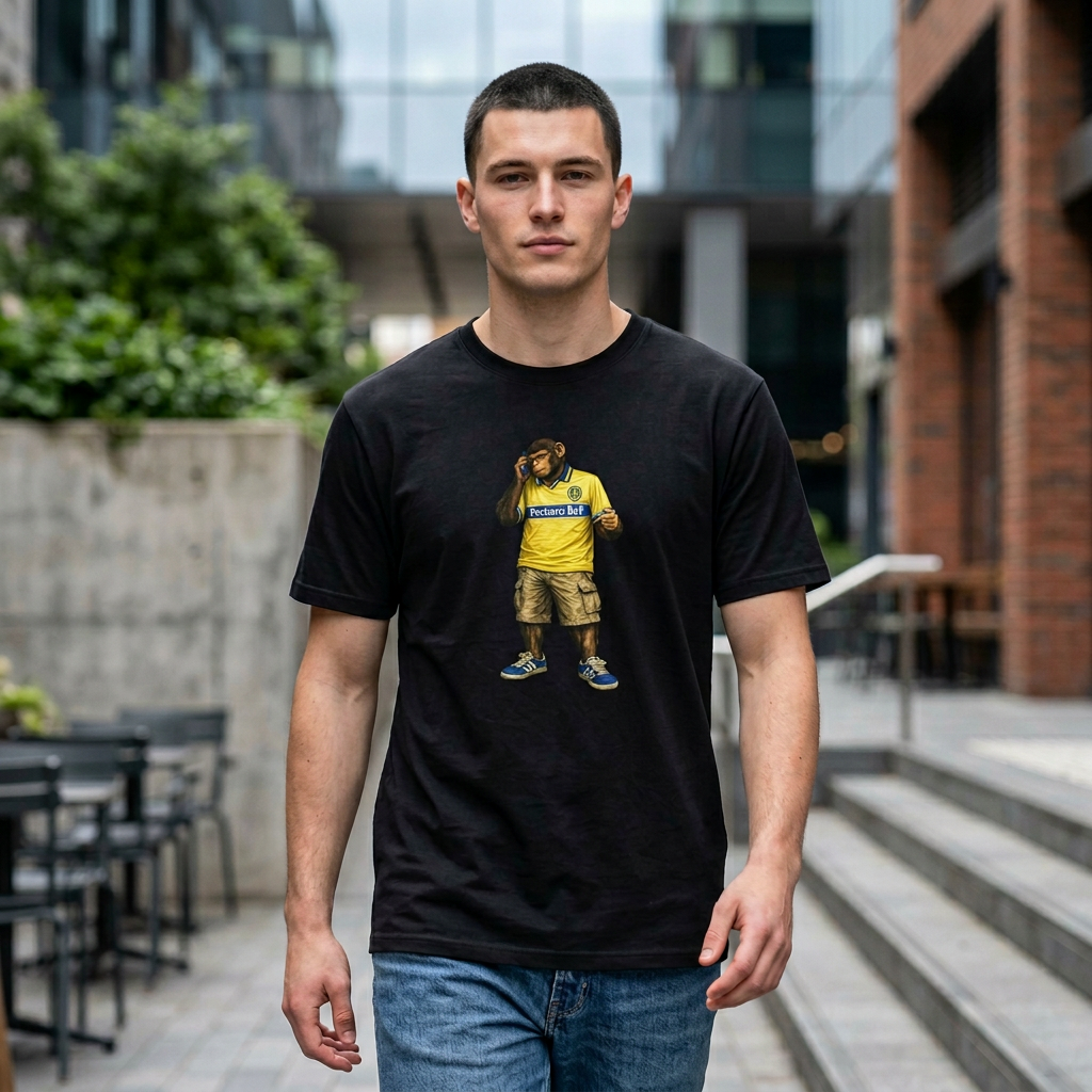 Retro Leeds United Tee "Packard Bell" | On The Terrace Exclusive - LUFC - On The Terrace