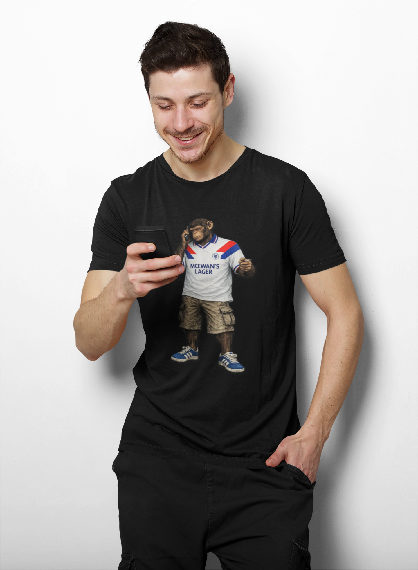 Retro Rangers "McEwan's Lager" Tee | On The Terrace Exclusive - RFC - On The Terrace