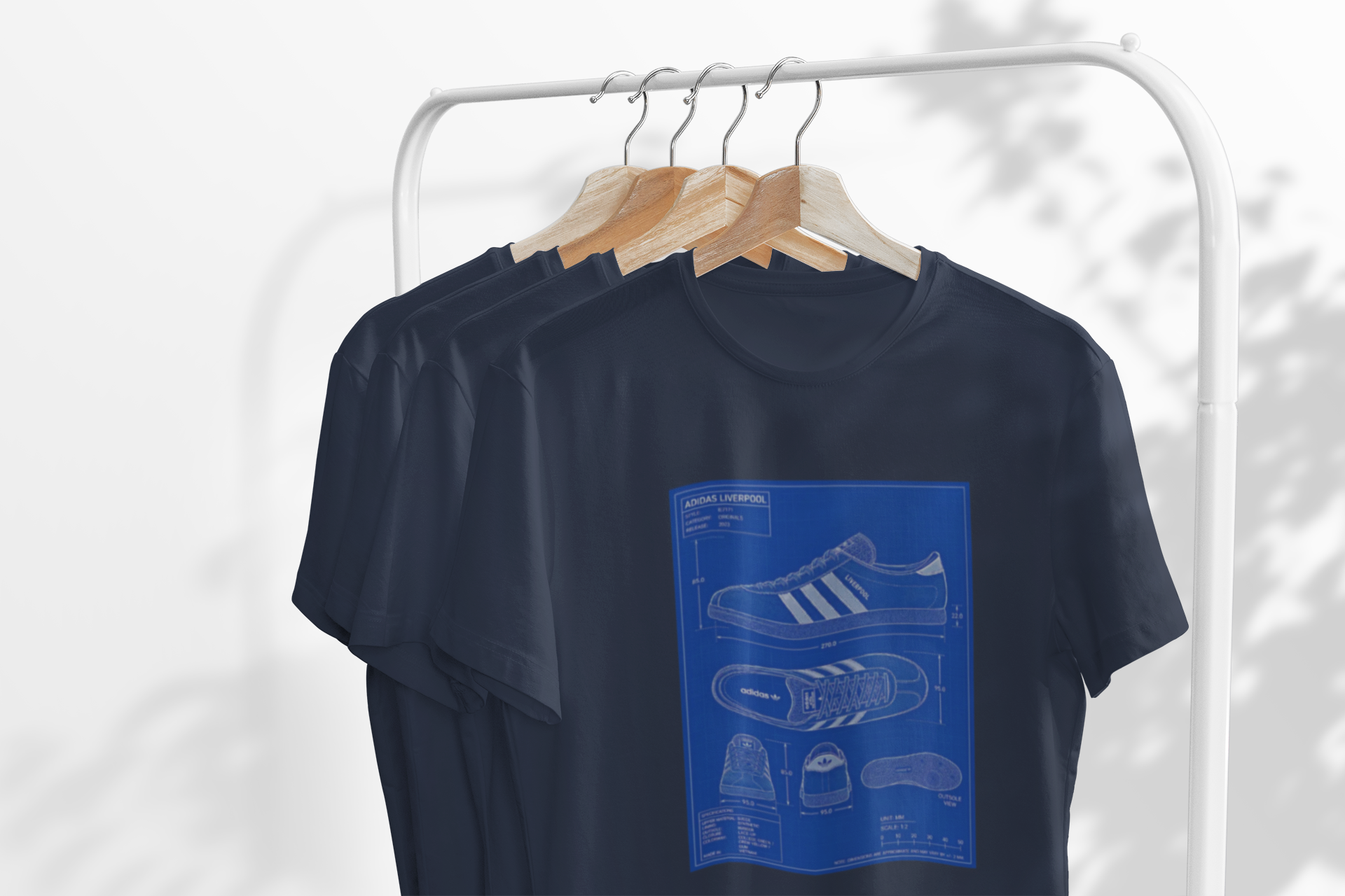 Adidas Liverpool Technical Blueprint T-Shirt | On The Terrace Exclusive - On The Terrace