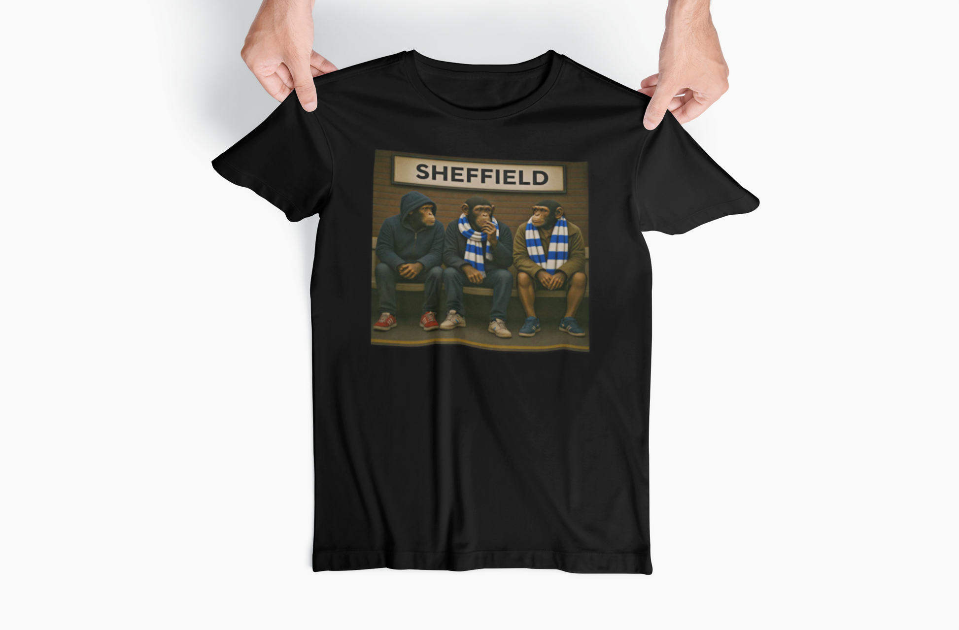 Sheffield Wednesday Northern Monkeys Terrace Tee | SWFC Casual Fan T-Shirt – On The Terrace - On The Terrace