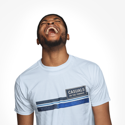 Casuals On The Terrace Heavy Cotton T-Shirt – Light Blue