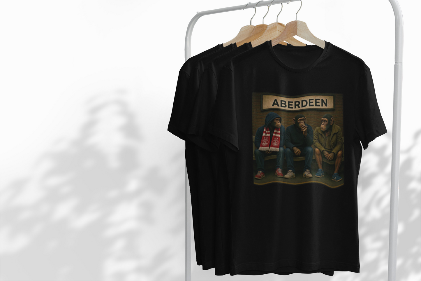 Aberdeen "Terrace Monkeys" Heavy Cotton T-Shirt – On The Terrace