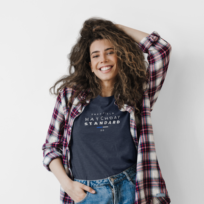 Sheffield Wednesday Matchday Standard S6 terrace t-shirt in navy - On The Terrace casual wear