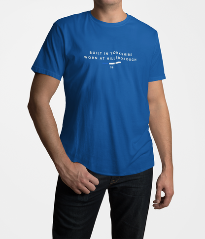 Sheffield Wednesday Matchday Standard S6 Stacked Edition terrace t-shirt in navy - On The Terrace casual wear