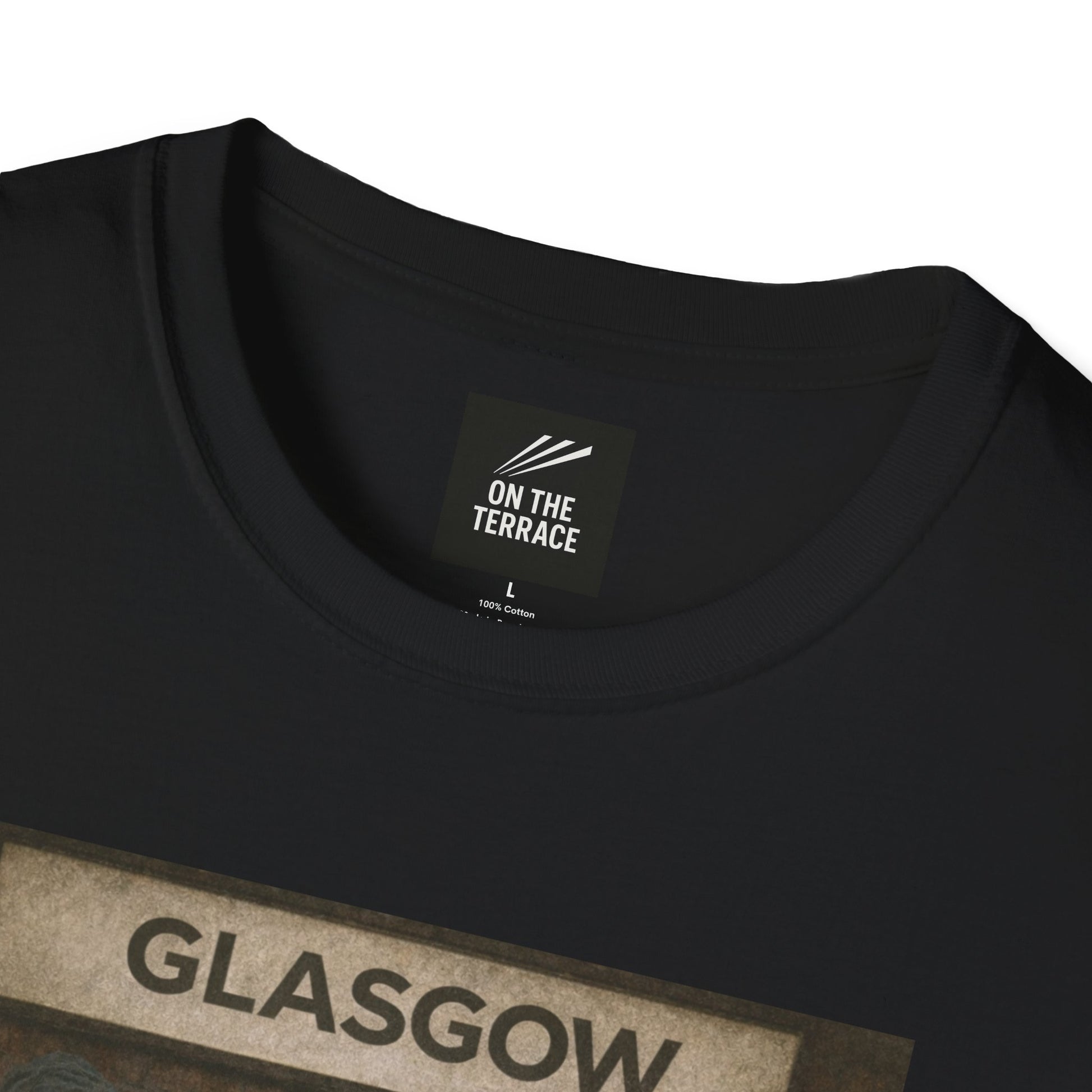 Glasgow Rangers Station T-Shirt — Retro Football Fans Bench Design - On The Terrace